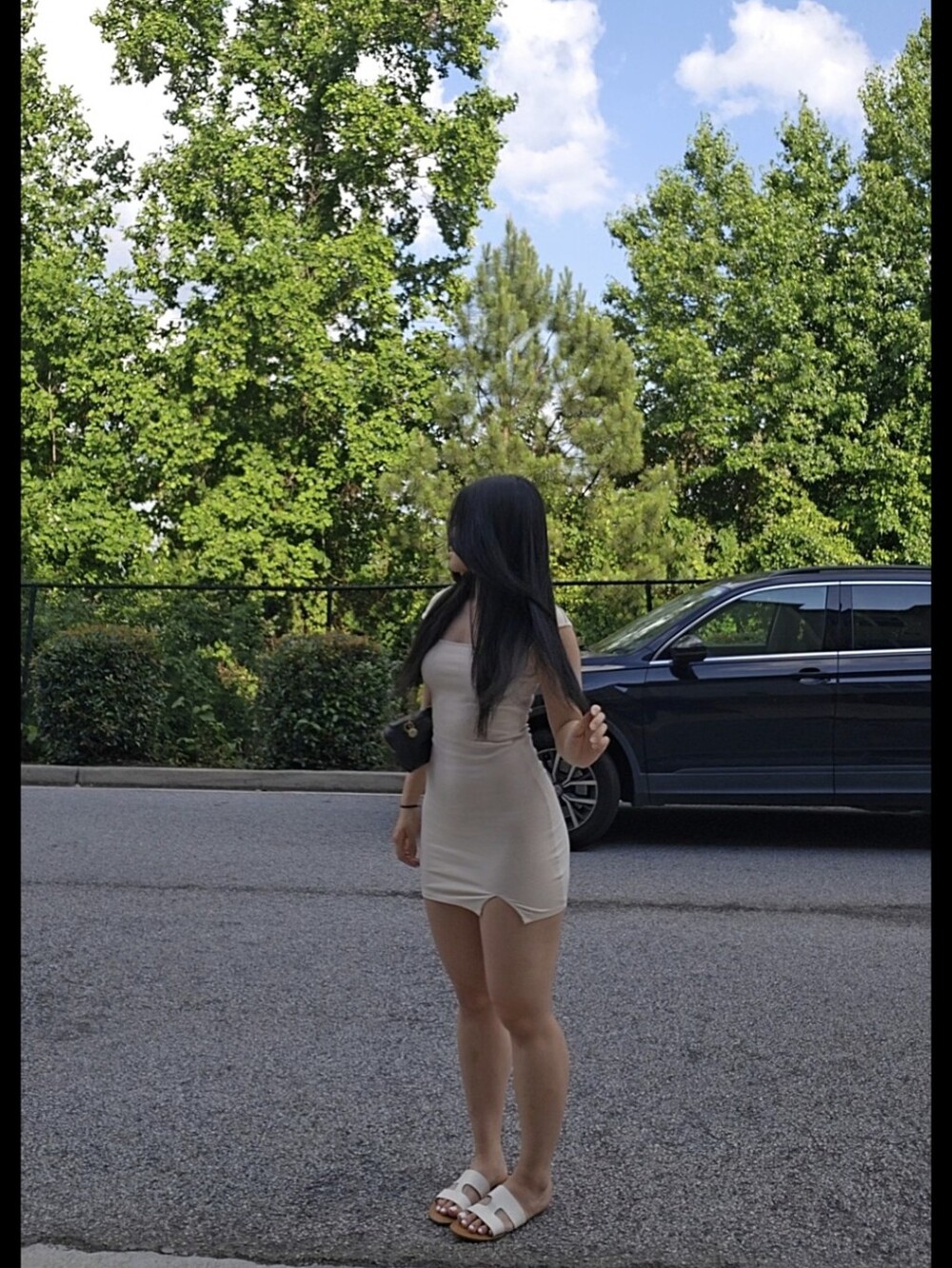 Cream Bodycon Minidress